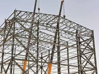 الهياكل والمساحات